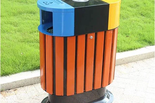 户外果皮箱-两分类果皮箱